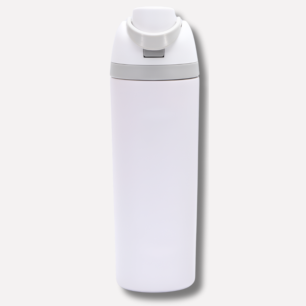 LeakProof Insulated Stainless Steel Bottle with Straw