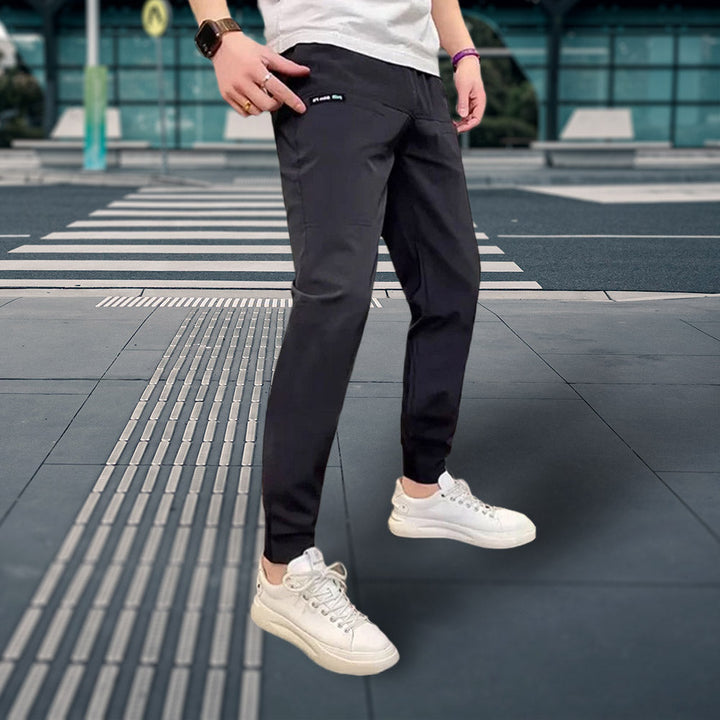 Men's Casual Cargo Pants with Tapered Cut