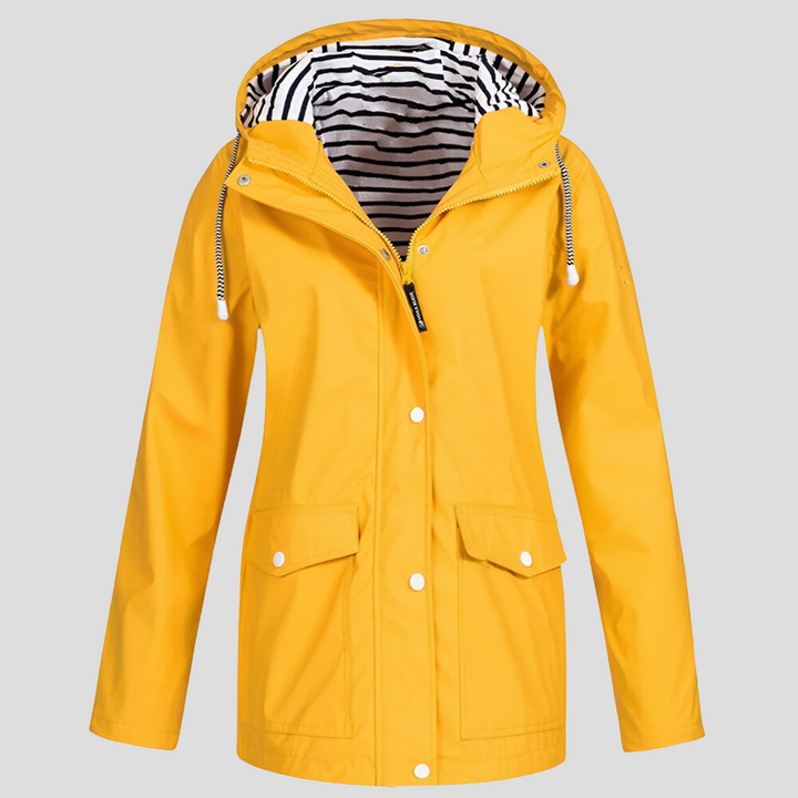 Women’s Waterproof and Windproof Hooded Jacket – Stay Protected in Style
