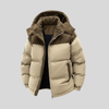 Men's Insulated Winter Jacket with Hood