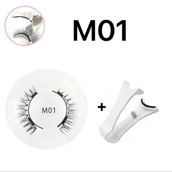 Reusable Magnetic Eyelash & Tweezer Set