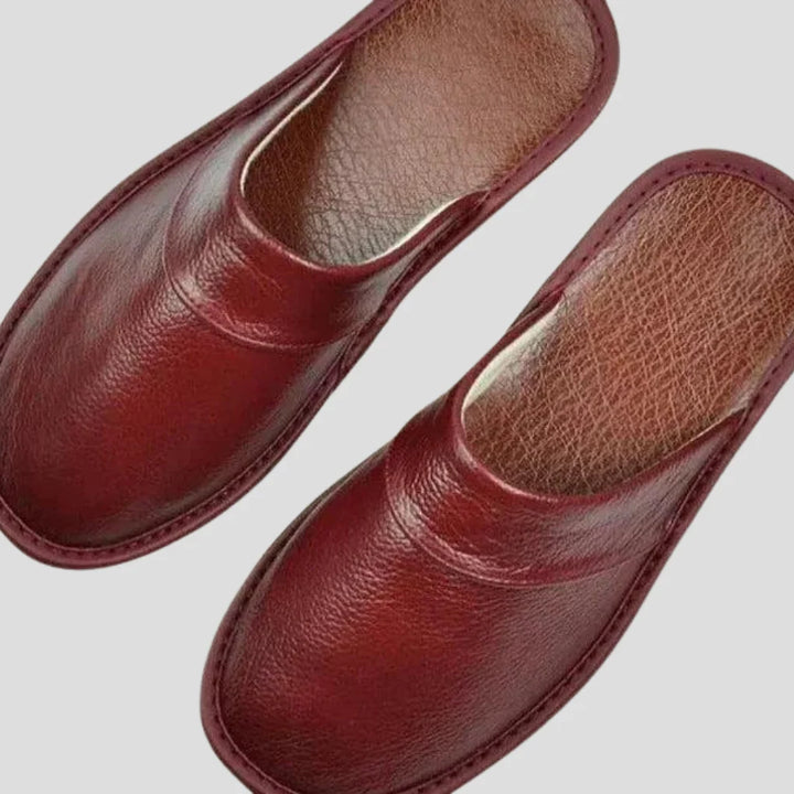 Men’s Leather Slippers