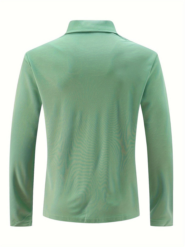 Men’s Long-Sleeve Polo Shirt
