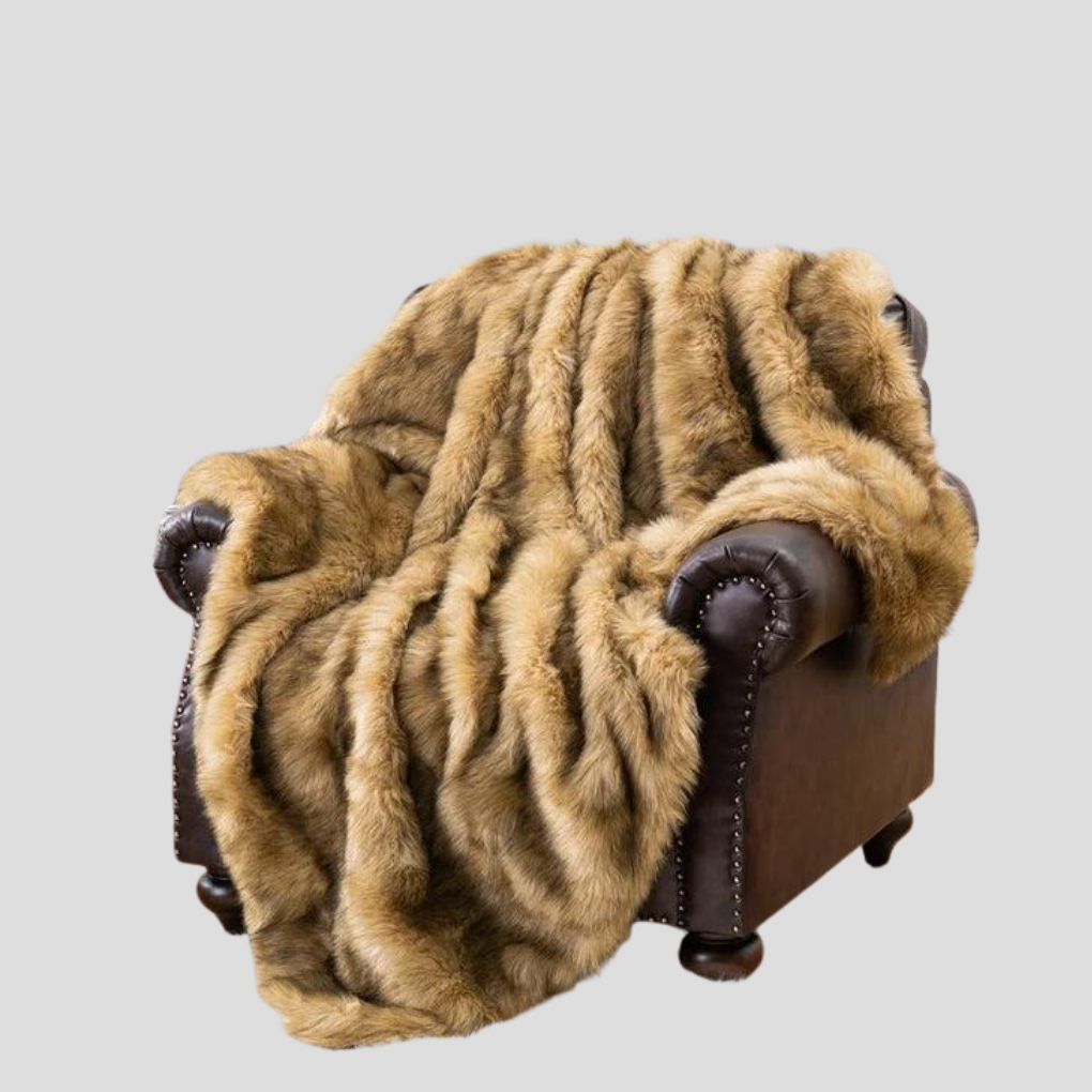 Luxury Faux Fur Throw Blanket