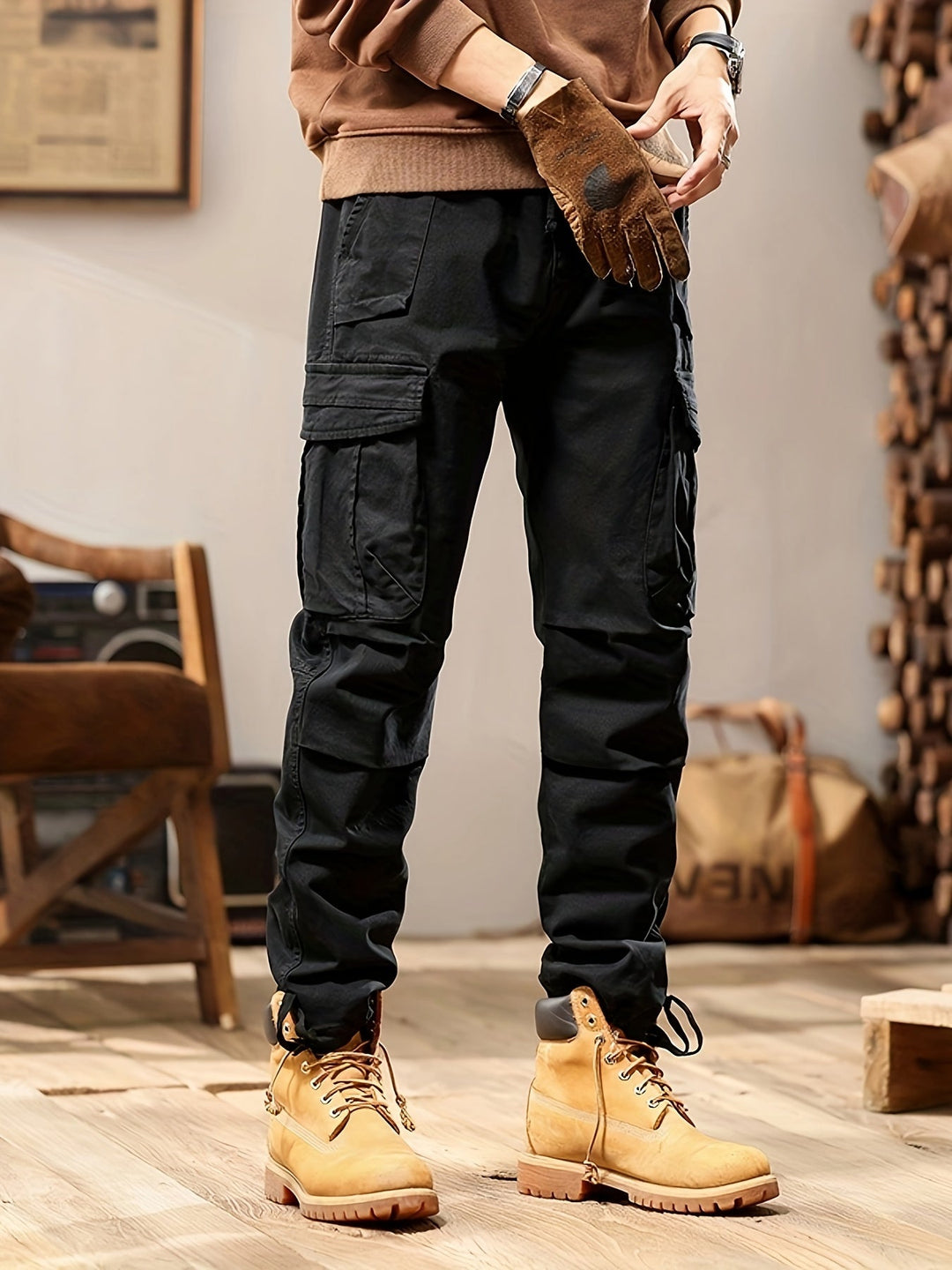 Men’s Multi-Pocket Cargo Pants for Summer