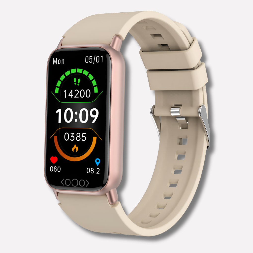 Smart Blood Pressure & Heart Rate Monitor Watch