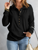 Women’s Long-Sleeved Polo Shirt with Buttons