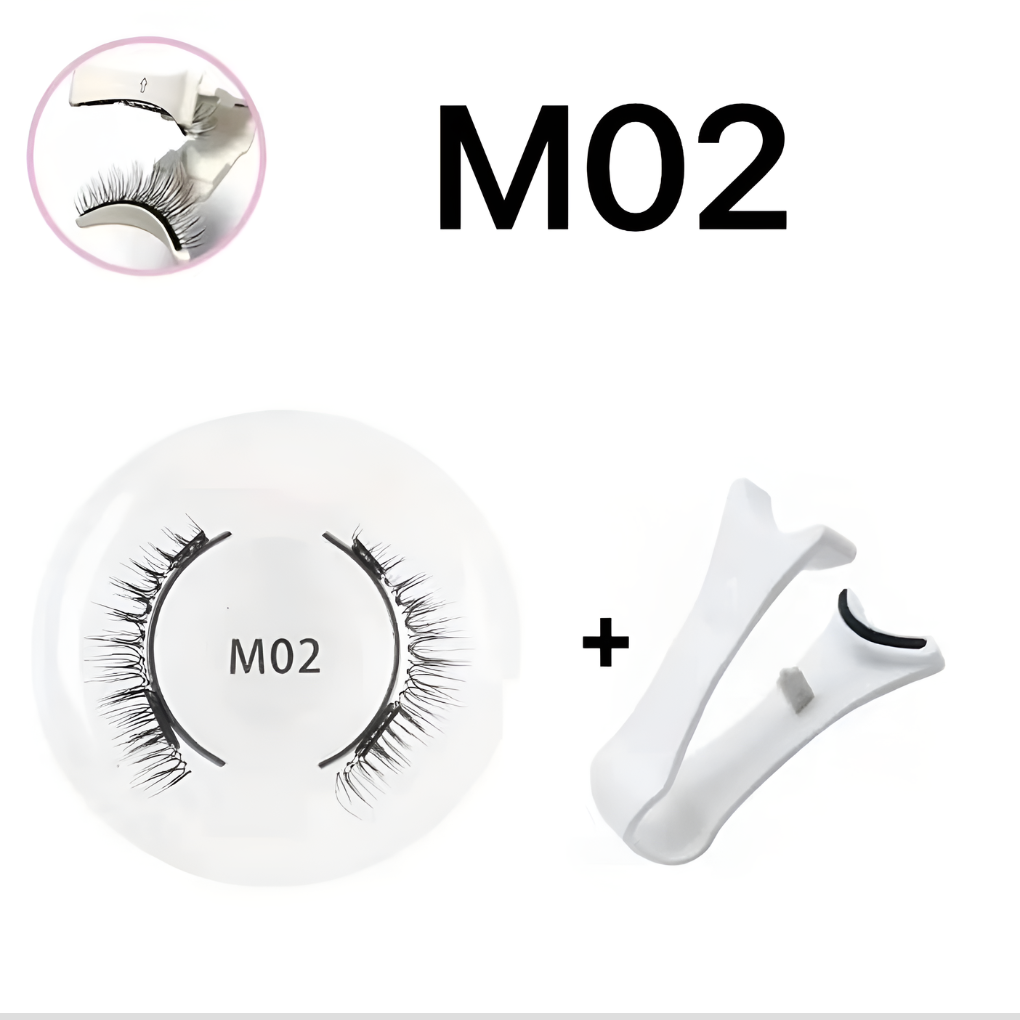 Reusable Magnetic Eyelash & Tweezer Set
