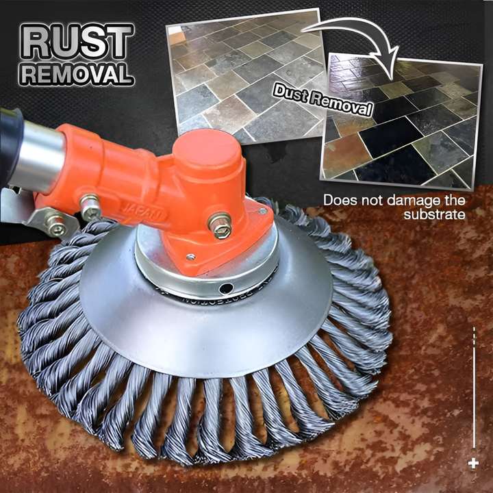 Carbon Steel Weed Brush and Trimmer ( Brush Only )