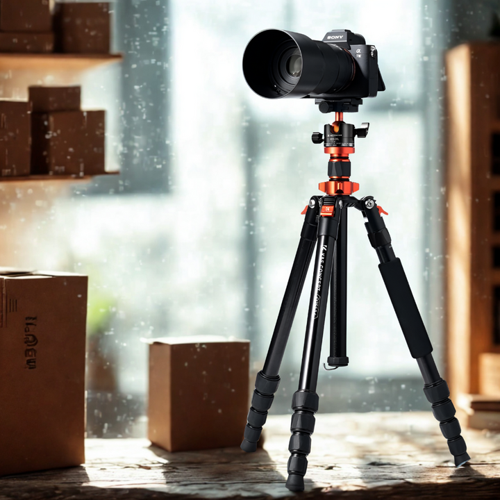 67”/1.7m Aluminum Portable Camera Tripod