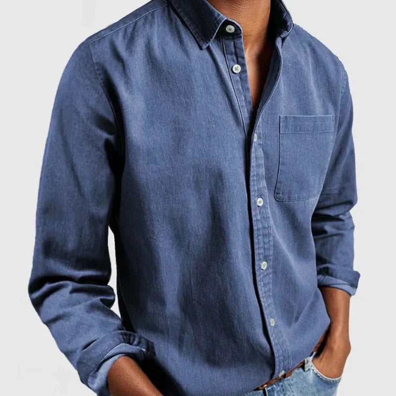 Men’s Denim Shirt Classic Denim, Refreshed for Modern Style