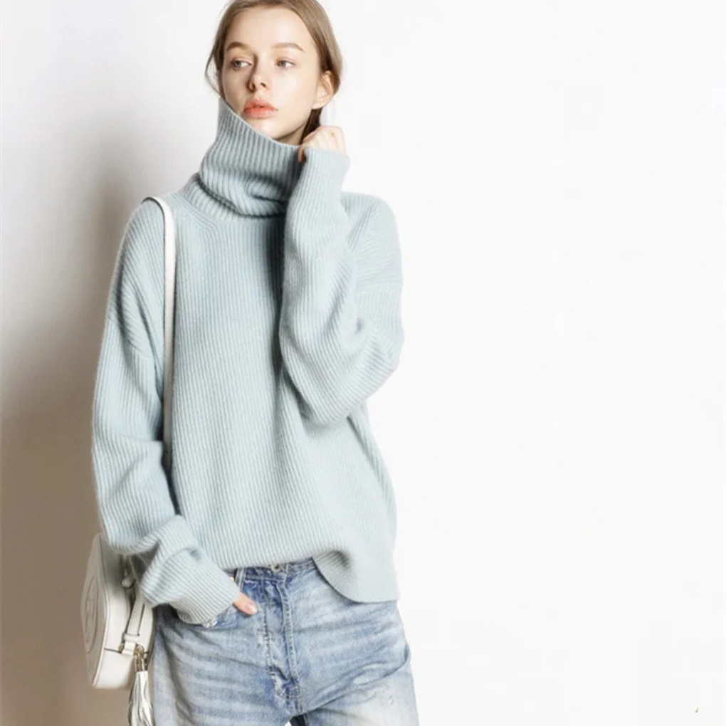 Women’s Oversized Turtleneck Sweater
