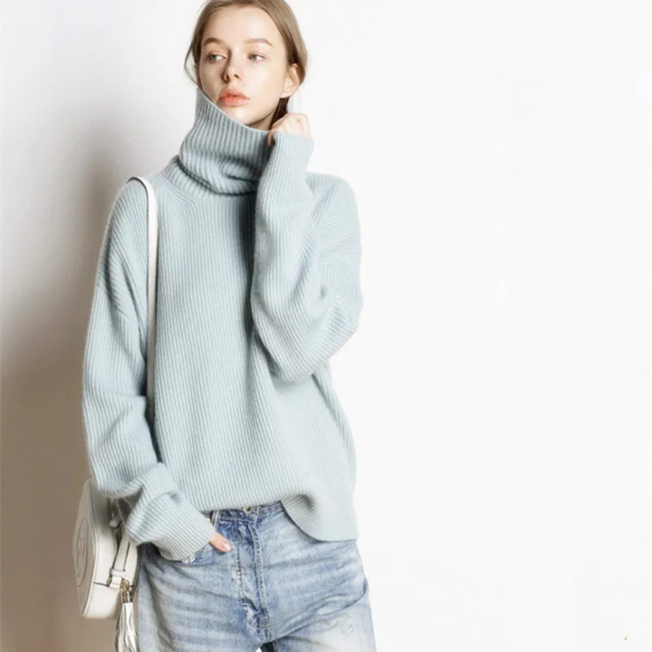 Women’s Oversized Turtleneck Sweater