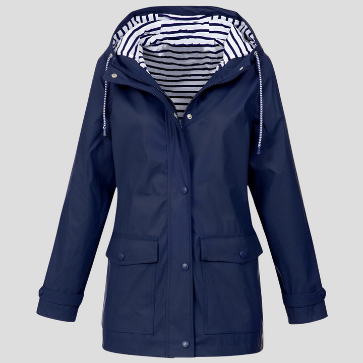 Women’s Waterproof and Windproof Hooded Jacket – Stay Protected in Style