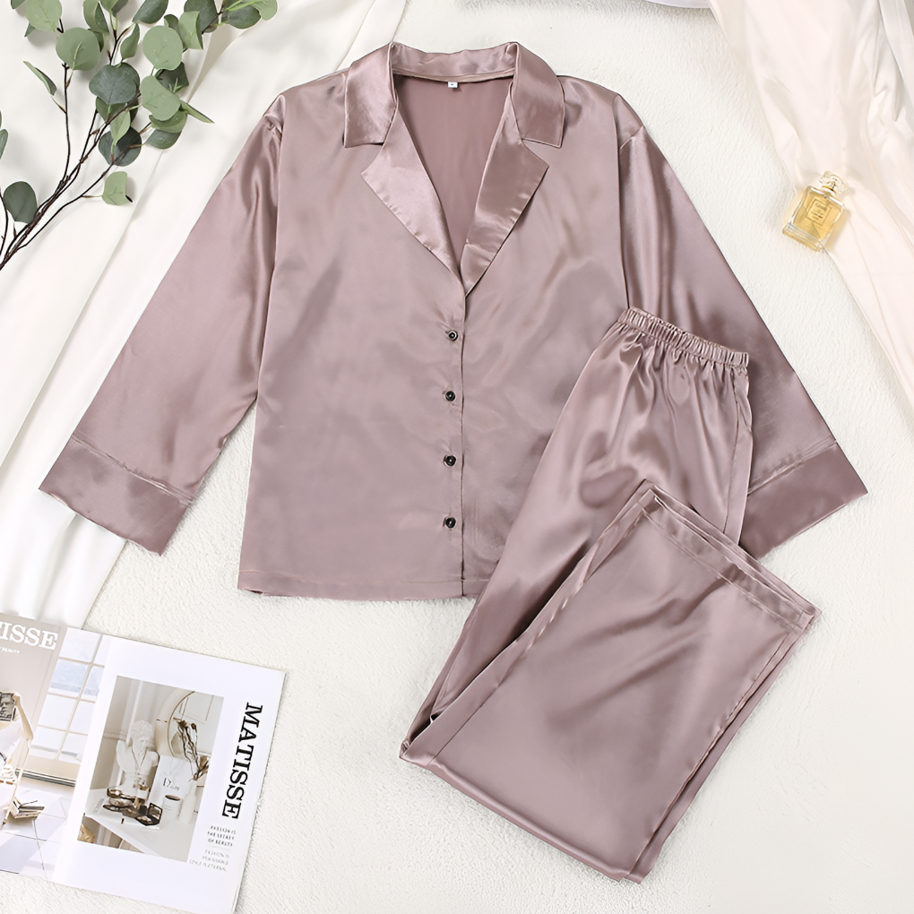 Women’s Satin Loungewear Set