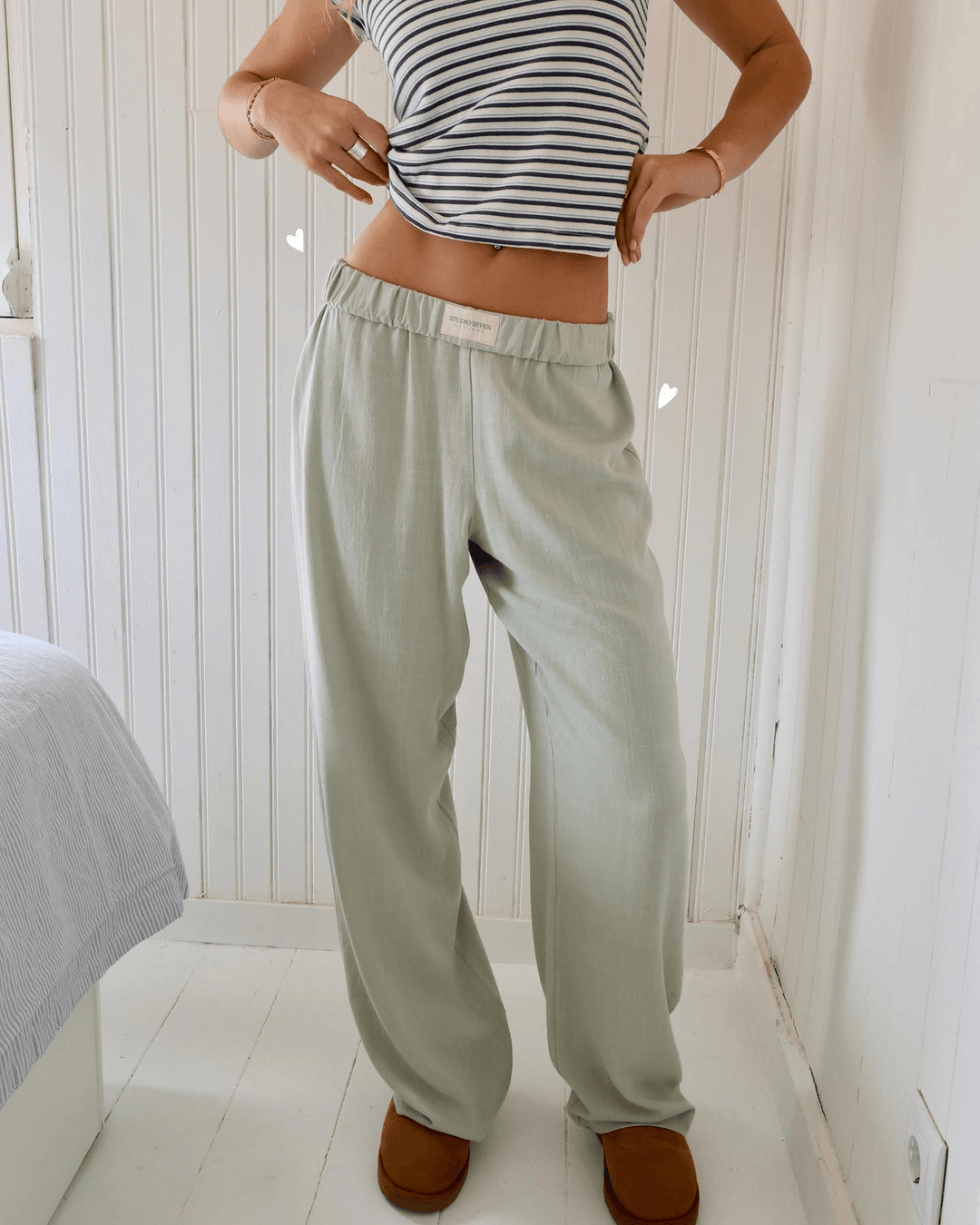 Women’s Trousers with Elastic Waist for Summer