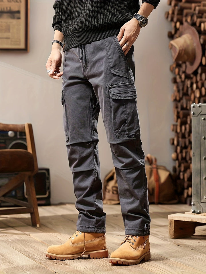 Men’s Multi-Pocket Cargo Pants for Summer