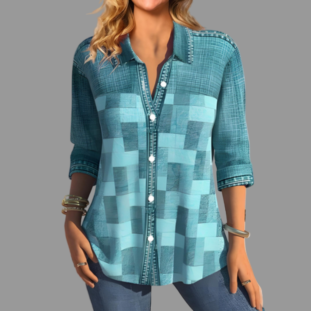 Women’s Button Fasten Down Blouse