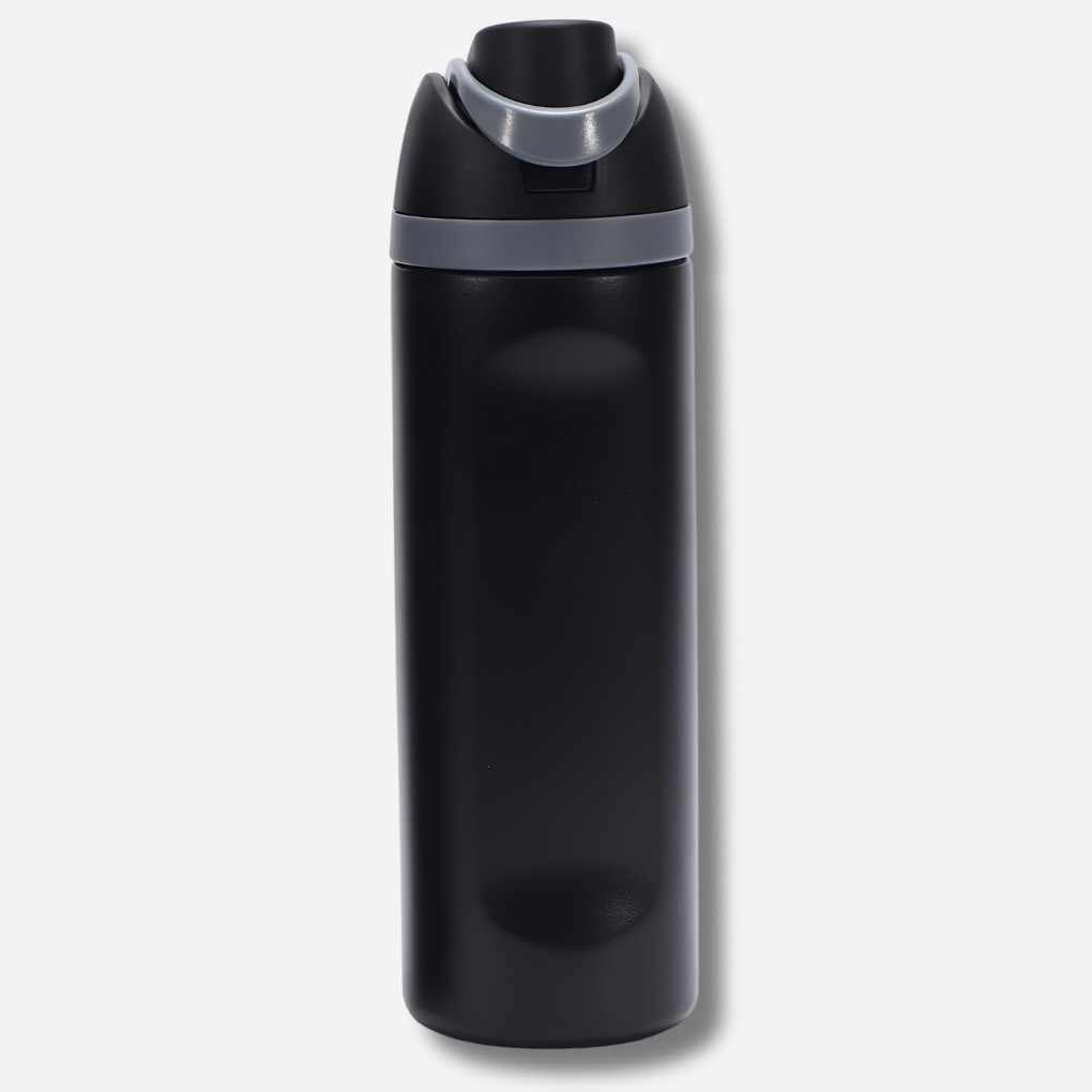 LeakProof Insulated Stainless Steel Bottle with Straw