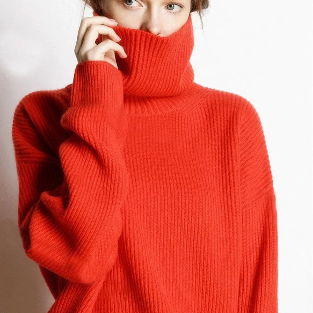 Women’s Oversized Turtleneck Sweater