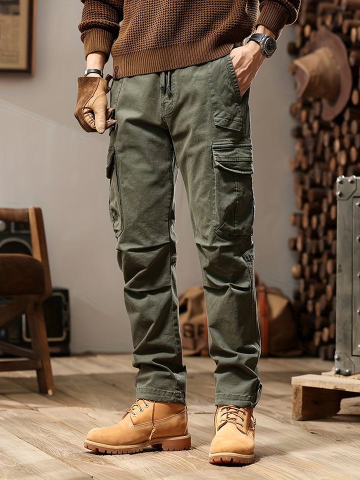Men’s Multi-Pocket Cargo Pants for Summer