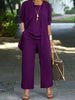Women’s Three-Piece Pantsuit – Elegant, Comfortable, and Versatile