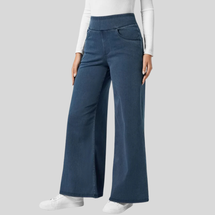 Evie High-Waisted Elastic Pants