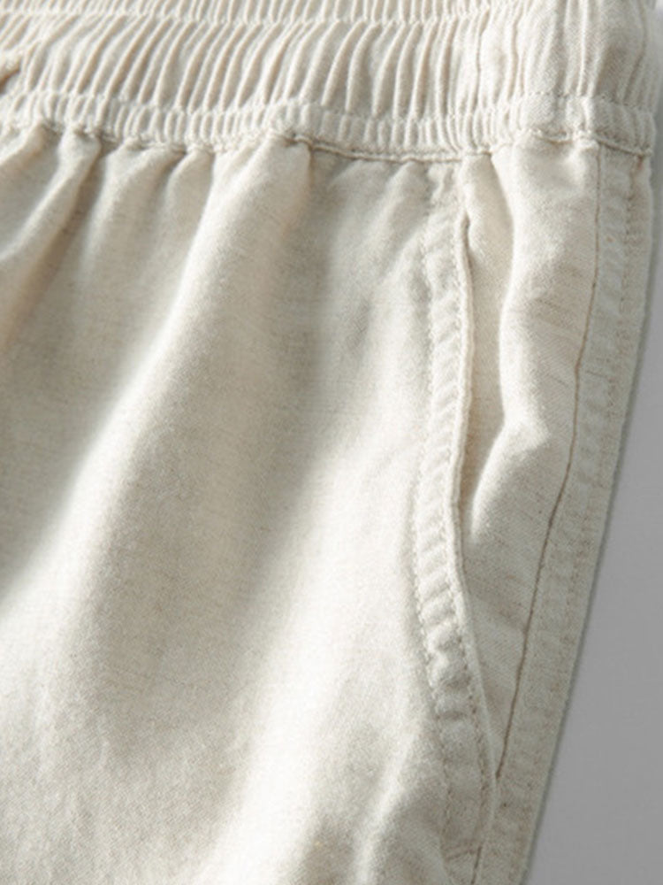 Shirt and Pants Linen Summer Set for Men