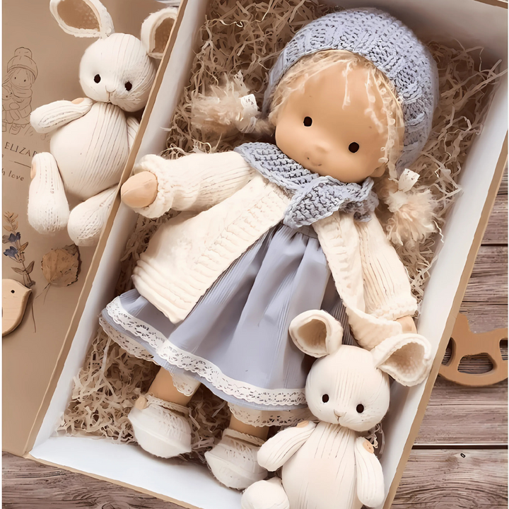 Handmade Waldorf Cuddly Doll – Natural, Soft, and Imaginative