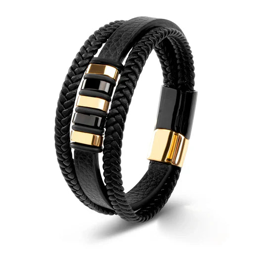 Stylish Leather Bracelet for Men Timeless Accessory Modern Edge