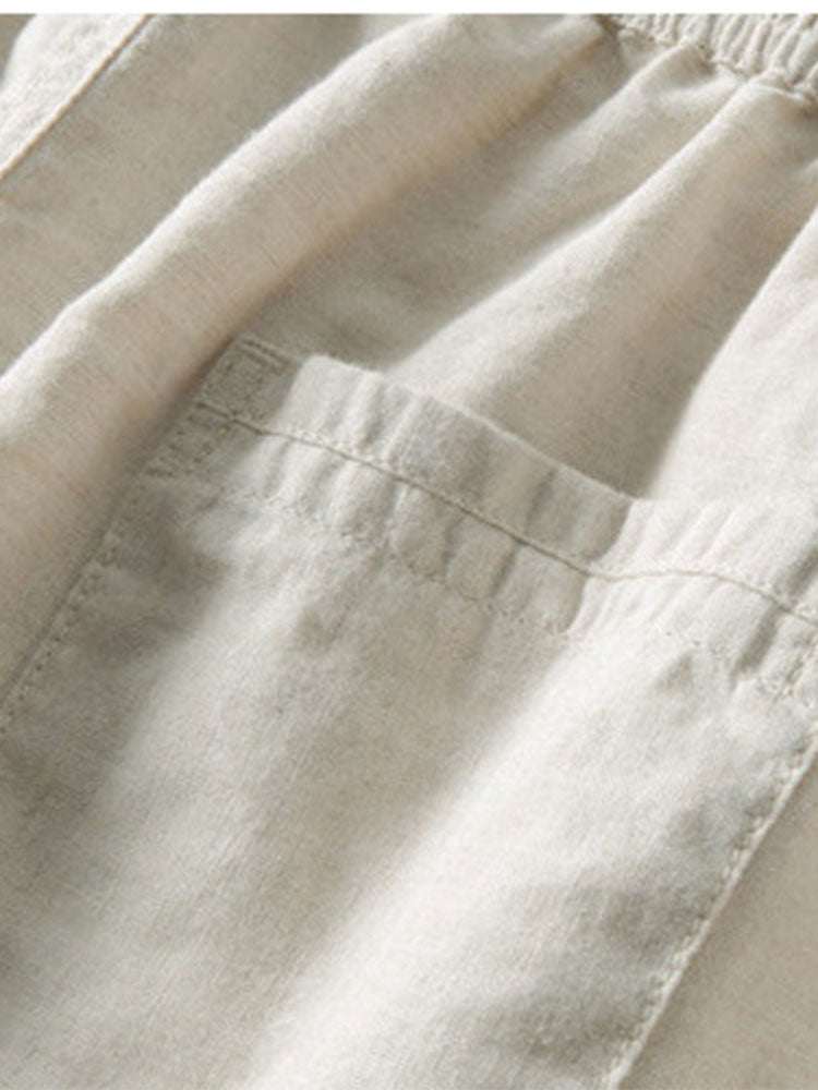 Shirt and Pants Linen Summer Set for Men
