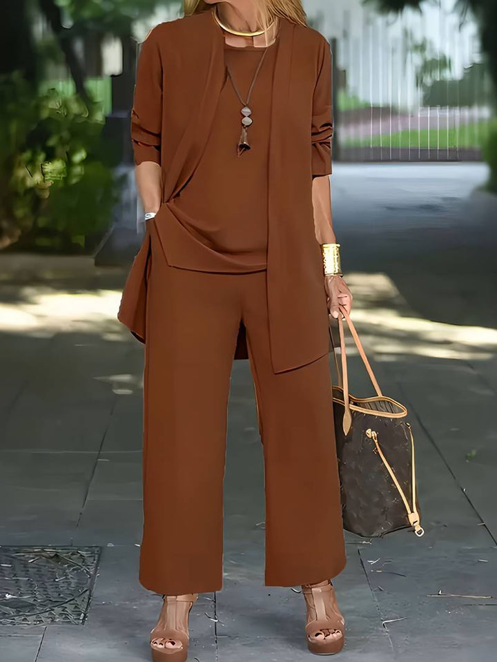 Women’s Three-Piece Pantsuit – Elegant, Comfortable, and Versatile