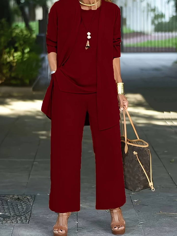 Women’s Three-Piece Pantsuit – Elegant, Comfortable, and Versatile