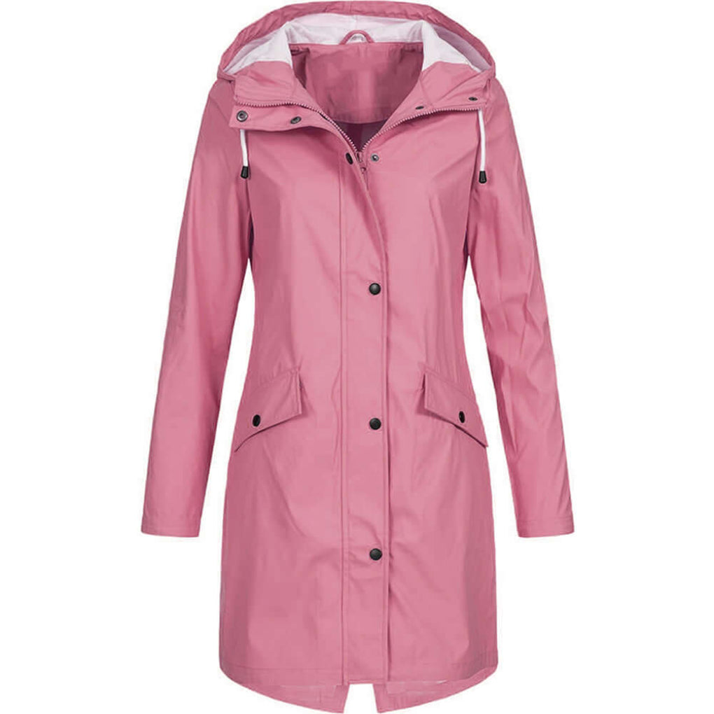 Women's Waterproof Hooded Raincoat