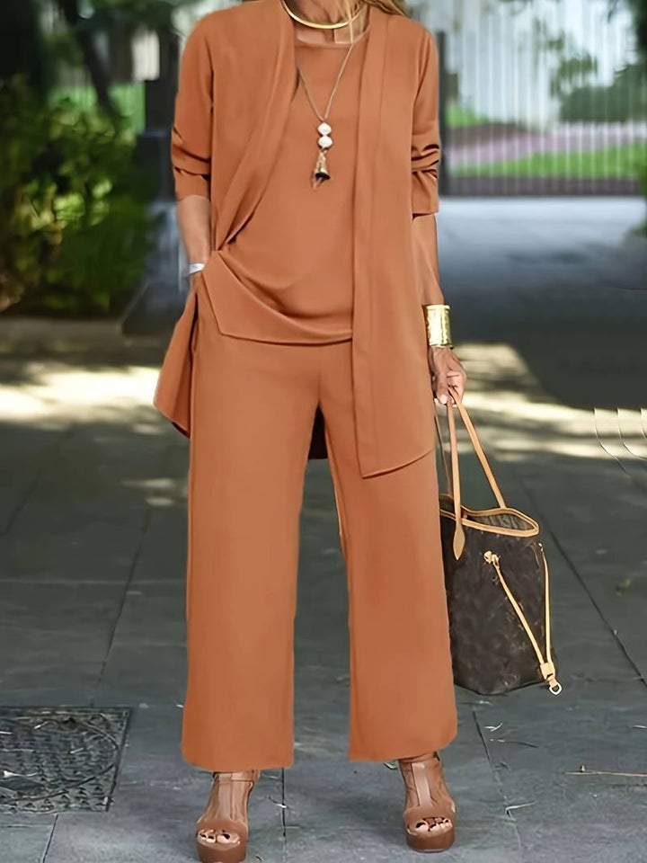 Women’s Three-Piece Pantsuit – Elegant, Comfortable, and Versatile