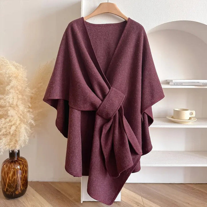 Women’s Windproof Shawl Coat – Cozy Elegance and Stylish Protection