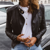 Black Leather Jacket for Women