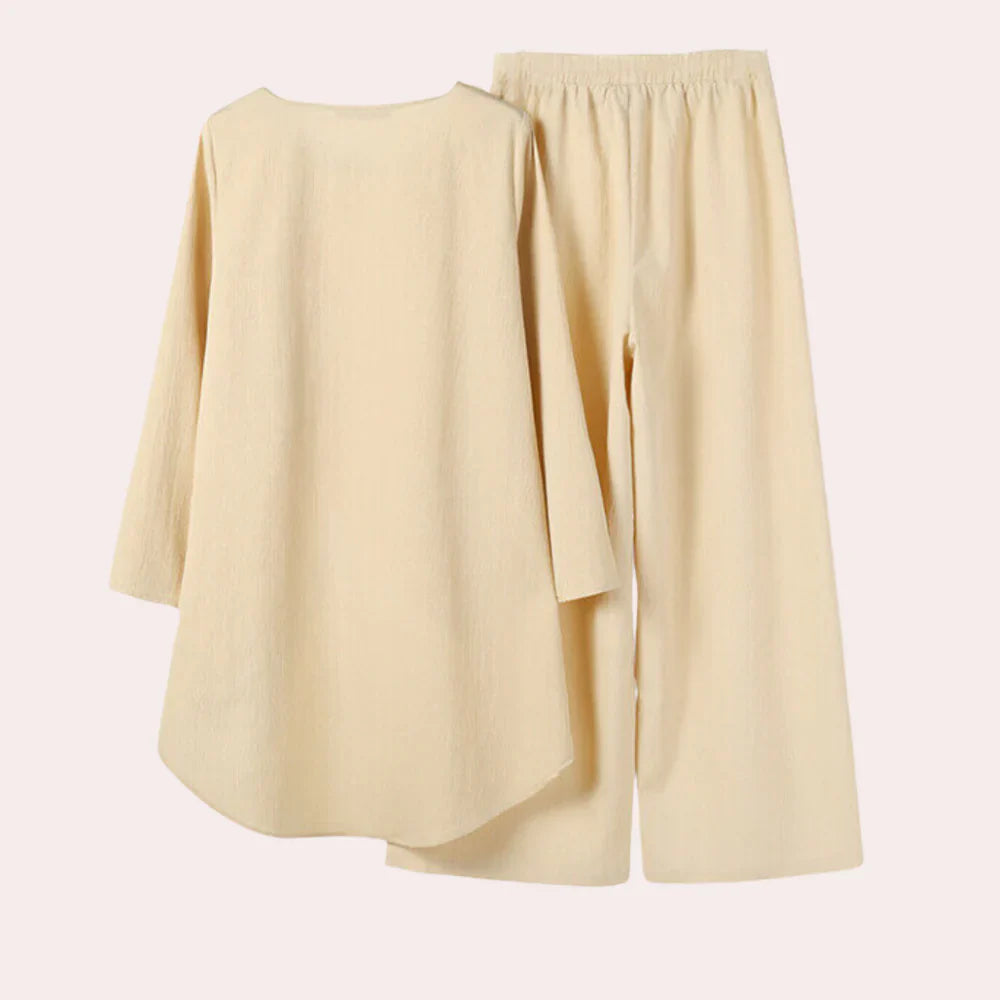 Elegant 2-Piece Pantsuit Set for Women