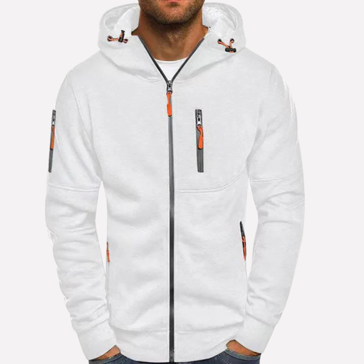 Stylish Hooded Sweatshirt Jacket