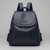 Anti-Theft Leather Backpack for Stylish Women