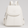 Anti-Theft Leather Backpack – Stylish and Secure for Women