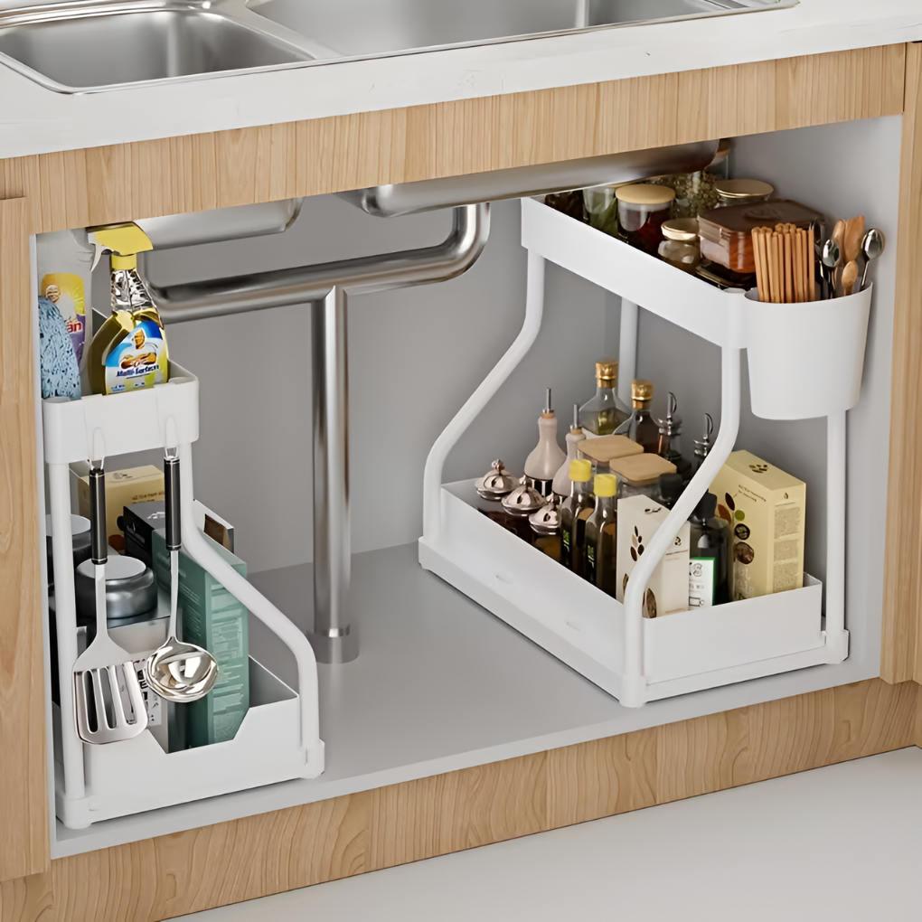 2-Tier Pull-Out Storage Organizer