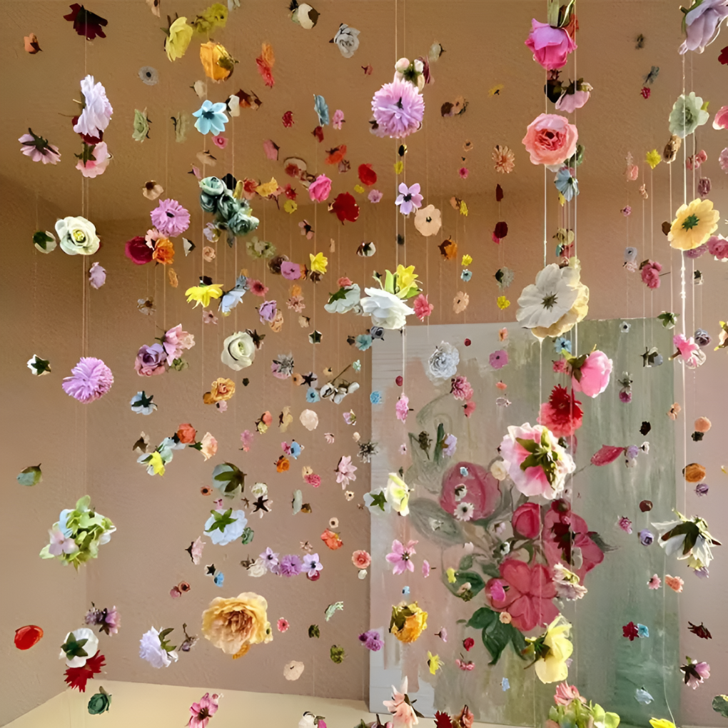 100-Piece Artificial Flower String