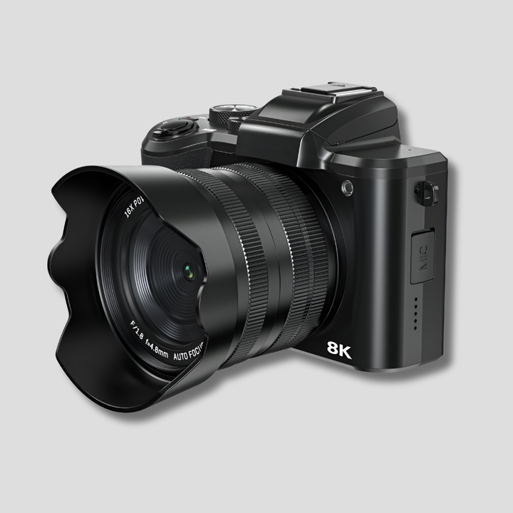 8k Digital Camera for Photography and Video (SD card is not included)