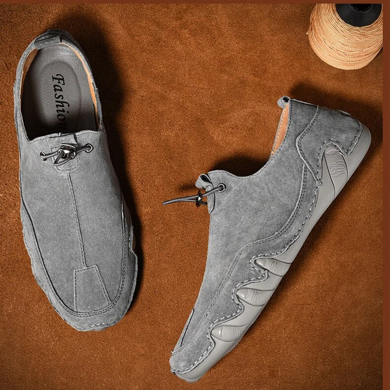 Men’s Slip-On Shoes with Adjustable Lock Closure