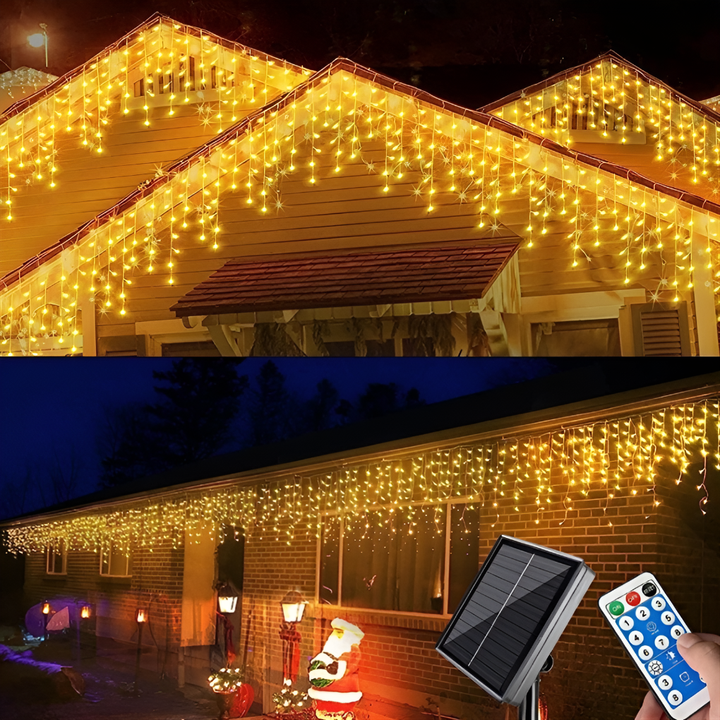 GlowCurtain Outdoor Curtain Lights