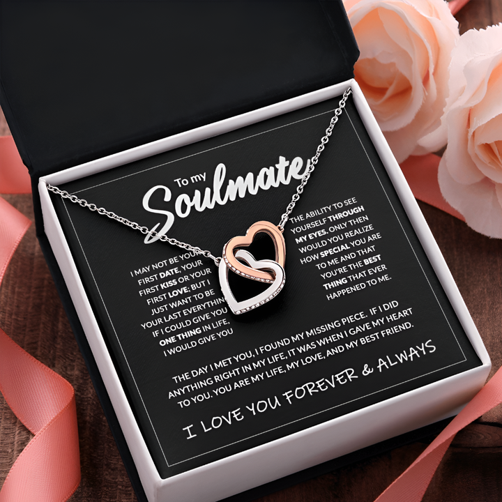 Women's Two Heart Pendant Necklace