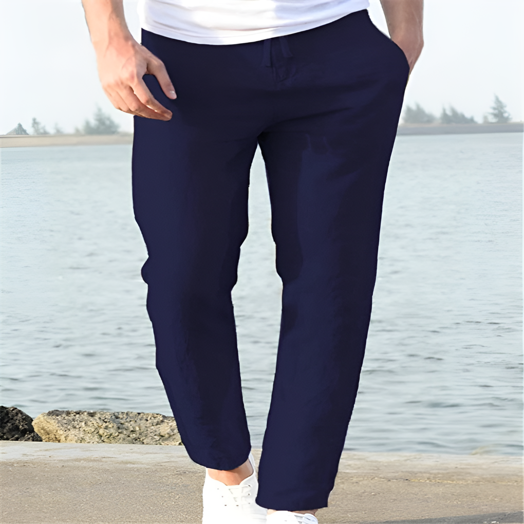 Men's Linen Trousers  Casual Style for Warm Days
