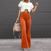 Women’s Flared Trousers with High Waist for Summer