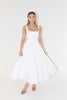 Women’s Sleeveless Square Neck Midi Dress